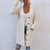 Long Sleeve Cable Knit Cardigan Sweater
